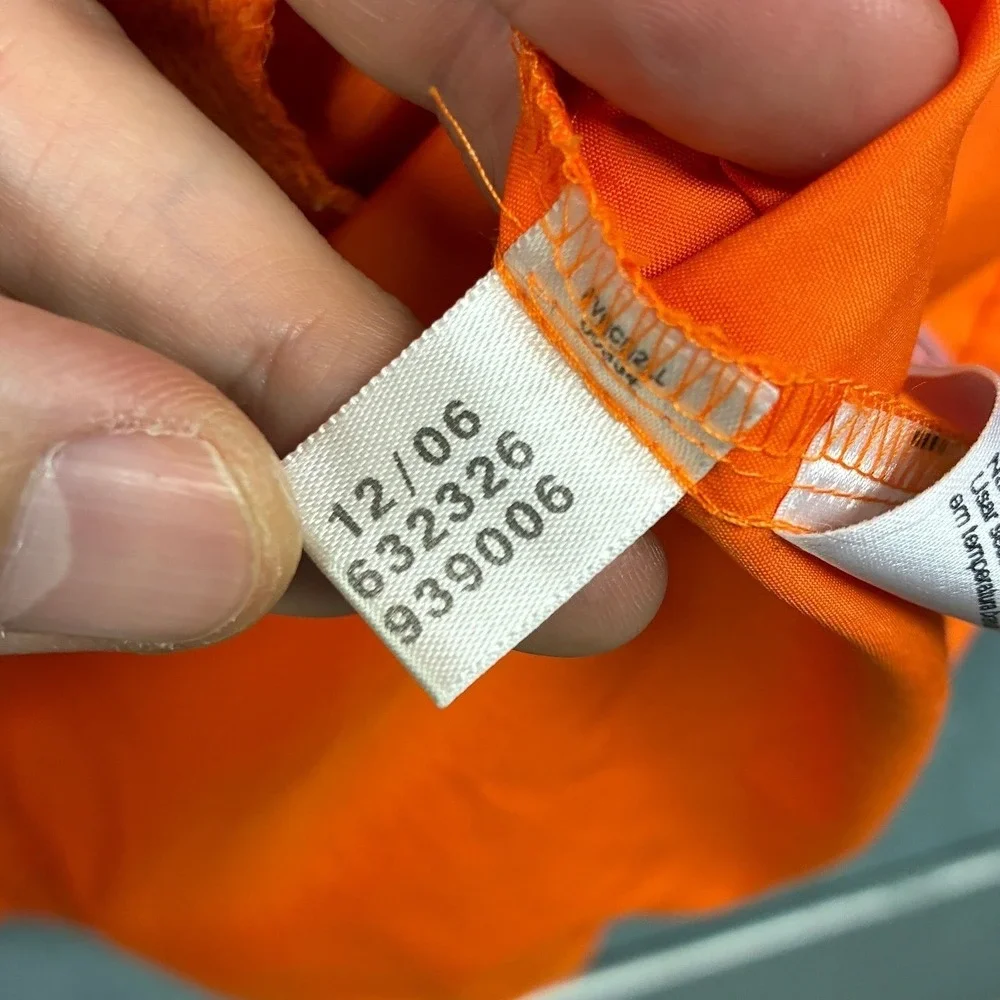 Adidas Boston Marathon Jacket Men's Orange Windbreaker Vintage 2007